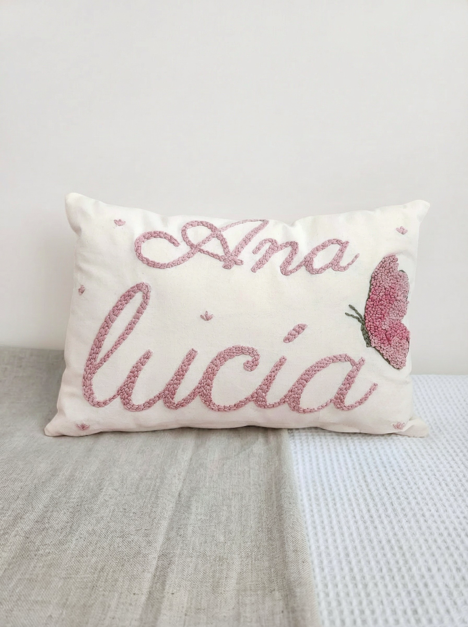 Cojín Jardín de lucía- Edición mariposa