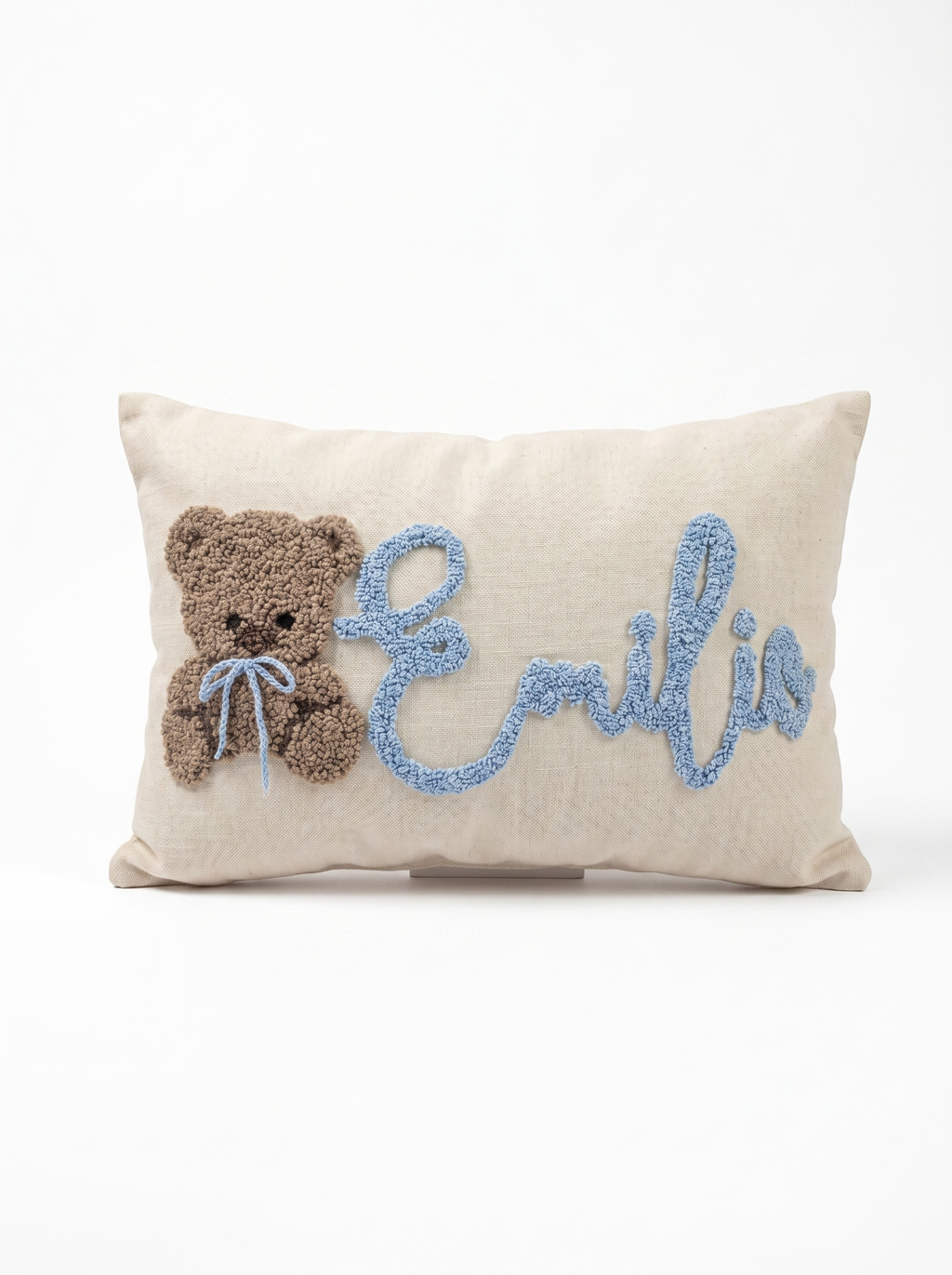 Set cojín y banderín personalizado Baby boy