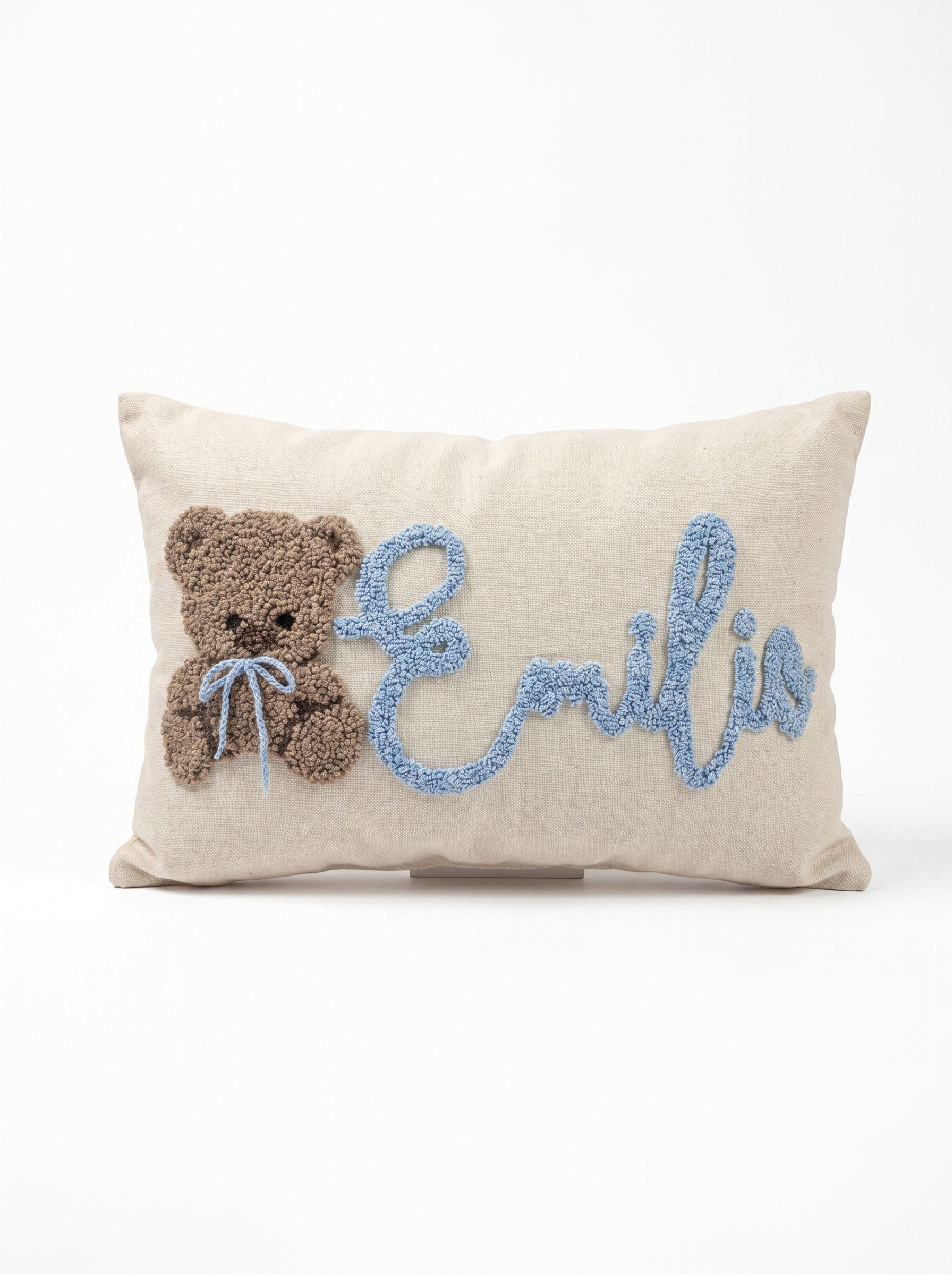 Set cojín y banderín personalizado Baby boy